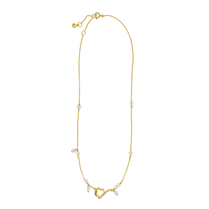 Lärke Bentsen x Sistie - Necklace Gilded with freshwater pearl