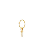 YOUNG ONE - Creole shiny gold pl. recycled silver