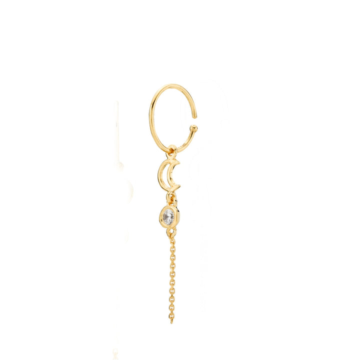 Metis - Earring Gilded with zircon