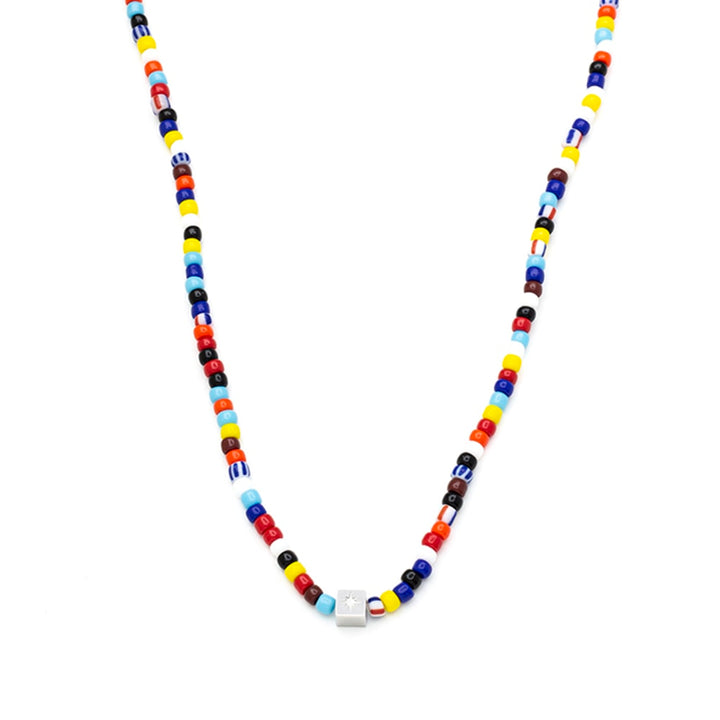 Noah - Necklace with colored pearls