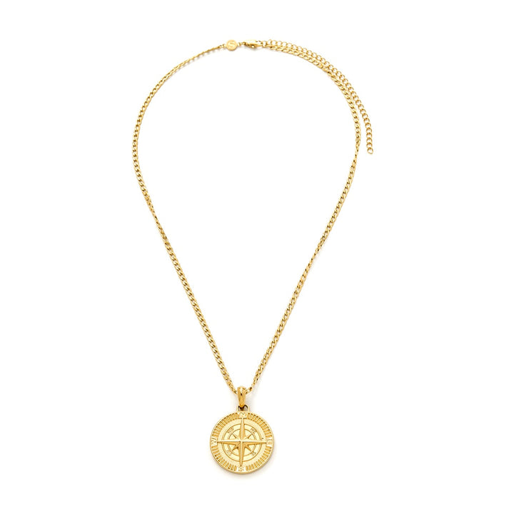 Samie - Necklace with medallion Gold plated