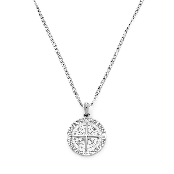 Samie - Necklace with medallion Steel