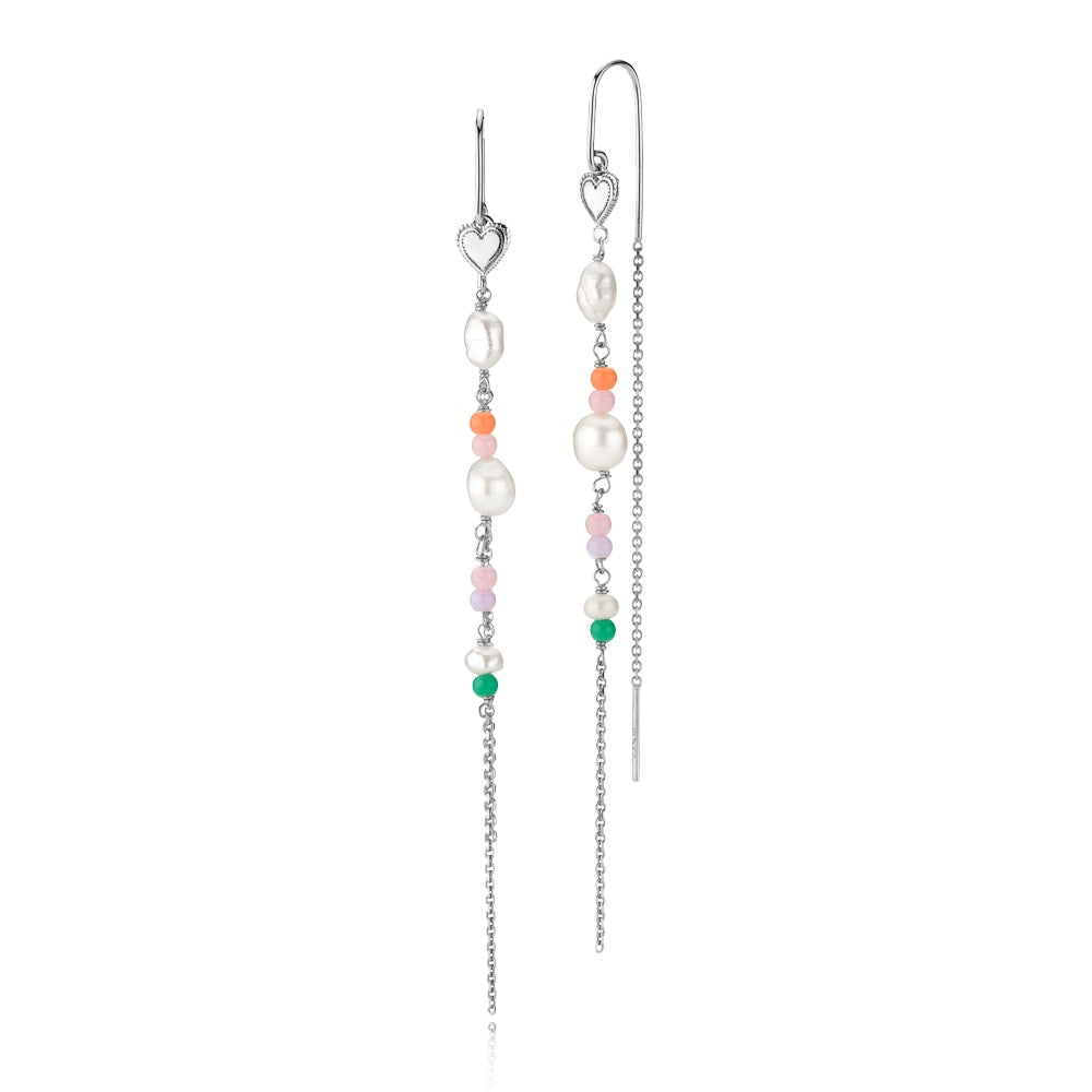 Anne Sofie Krab x Sistie - Long earrings Silver