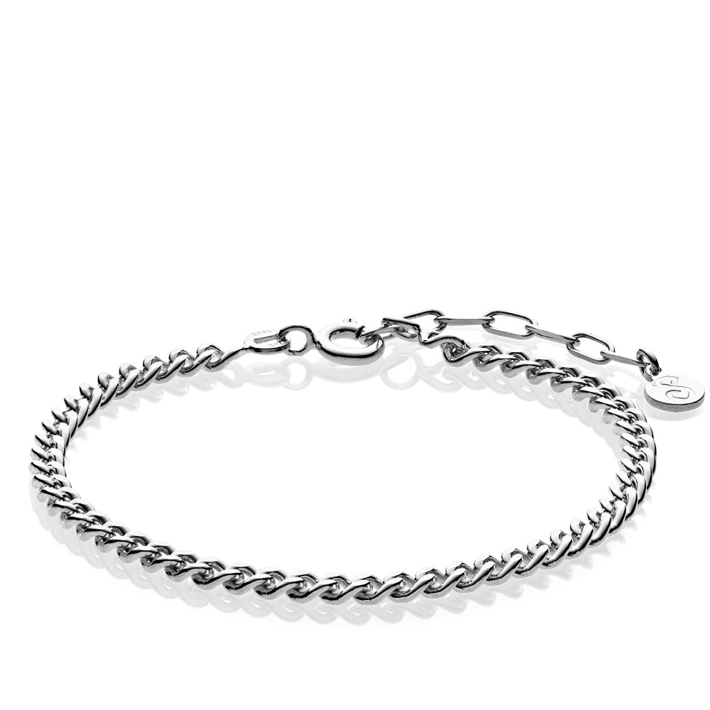 BECCA - Anklet shiny rhodium pl. Silver