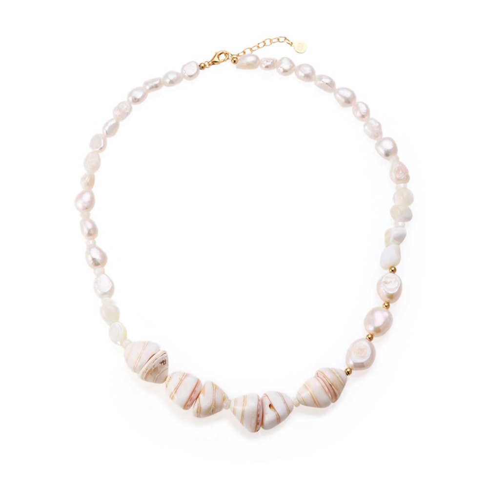 Sistie2nd - Pearl necklace Gold plated